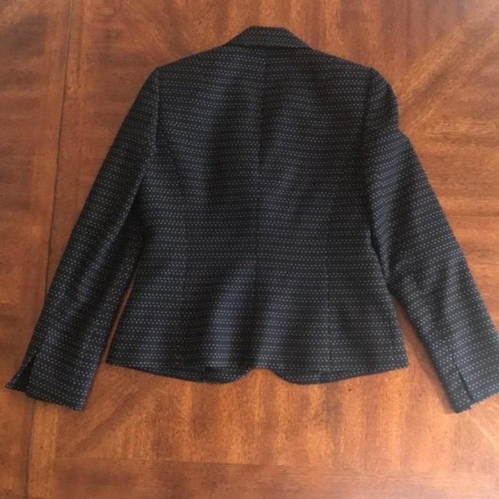 Le Suit Black And White Single Button Euc Skirt Suit - Picture 4 of 8